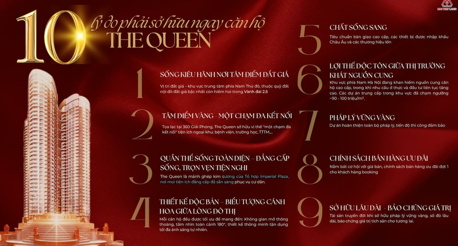 Lý do mua ngay The Queen Giải Phóng