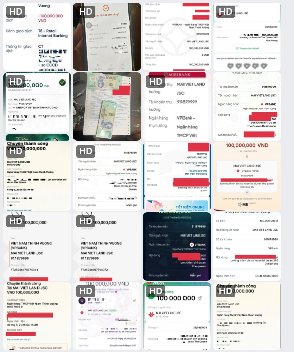 Danh sách khách hàng Booking the queen sau sự kiện