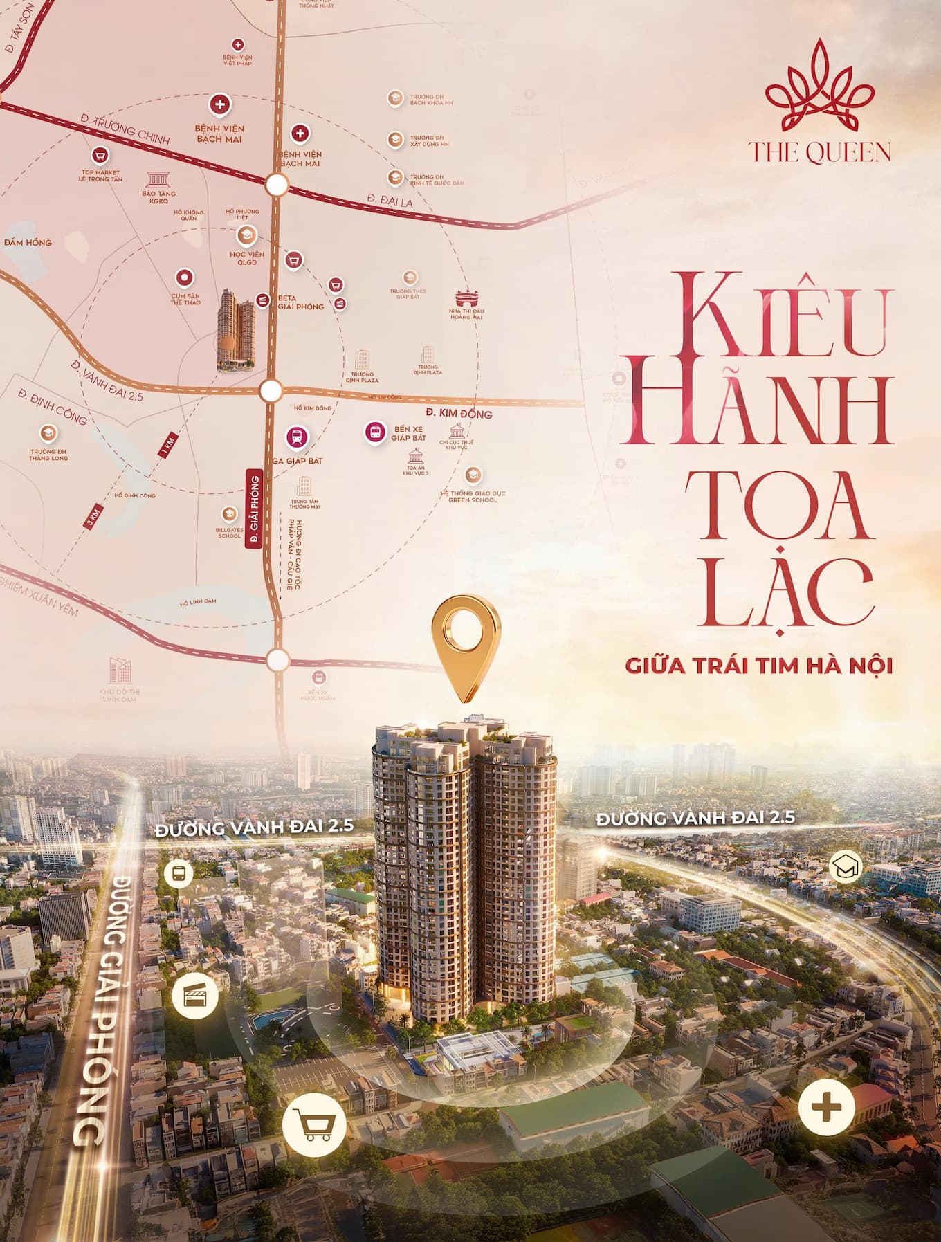 Vị trí Dự án The Queen