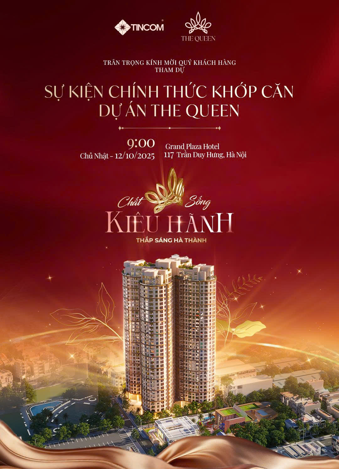 Sự Kiện Khớp Cọc Chính Thức Dự Án The Queen 360 Giải Phóng
