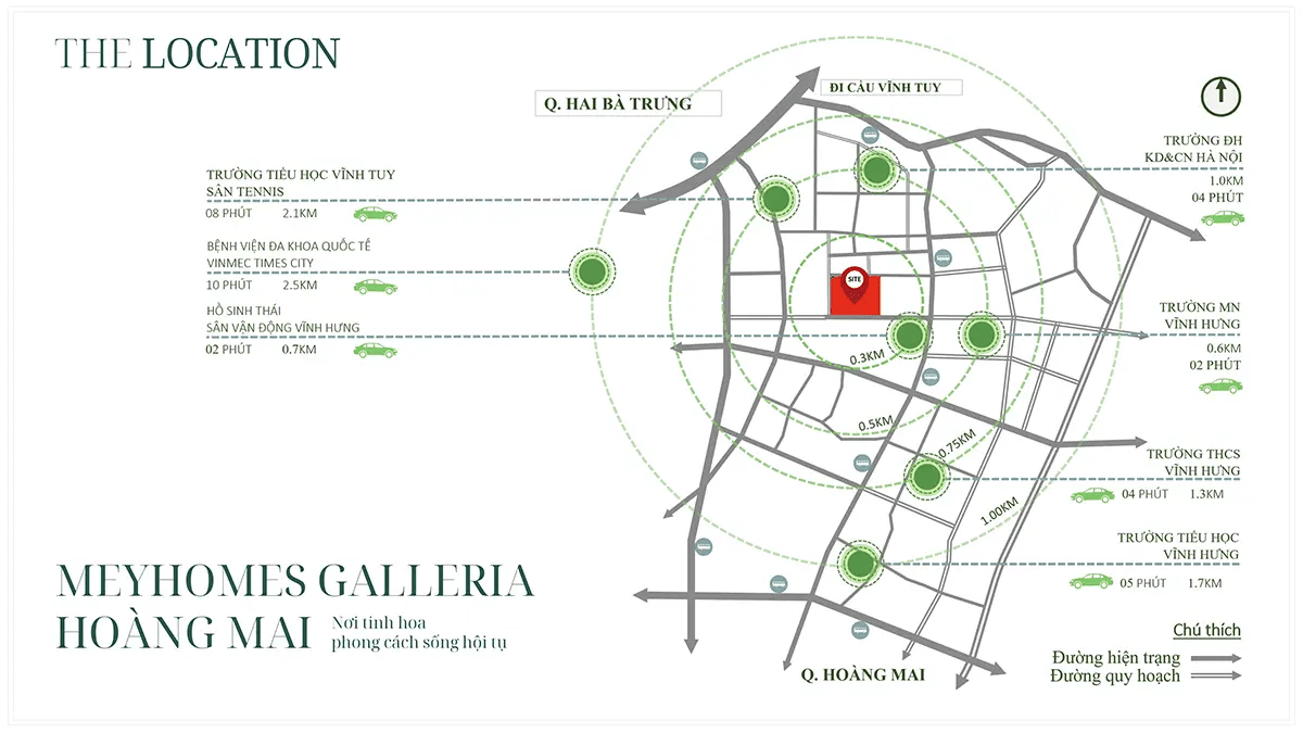 Vị trí Rivea Hanoi Hoàng Mai