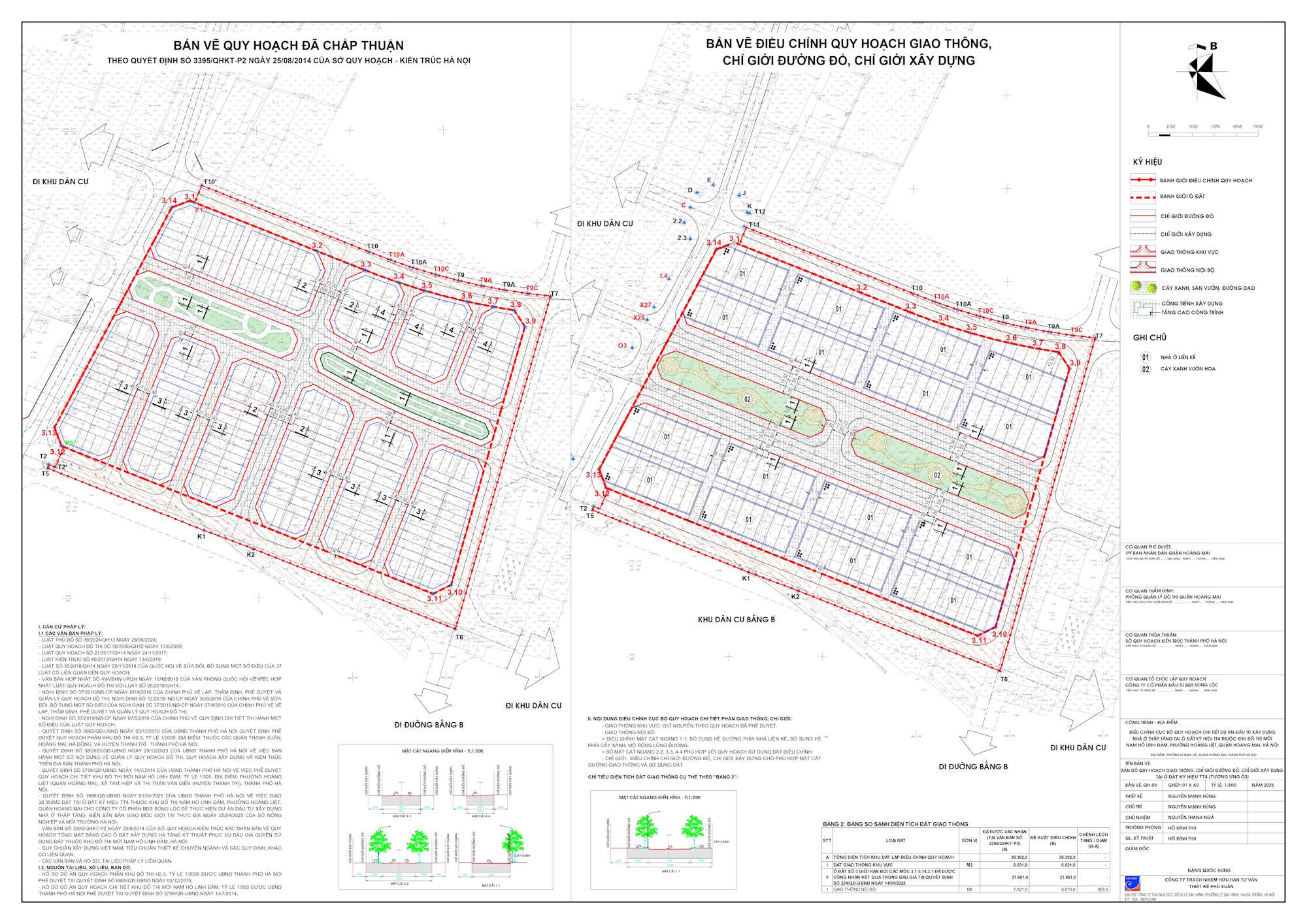 Mặt bằng The Park Lane Linh Đàm