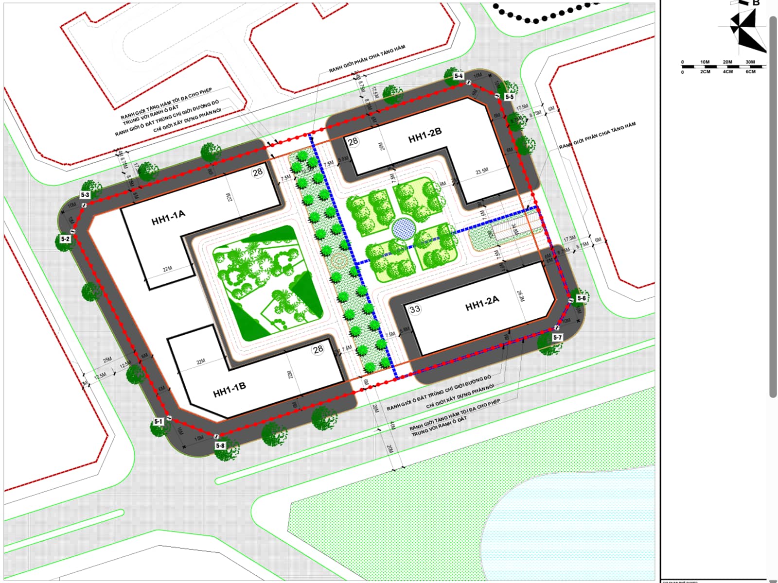 Mặt bằng Dự án The Magnolia Long Biên