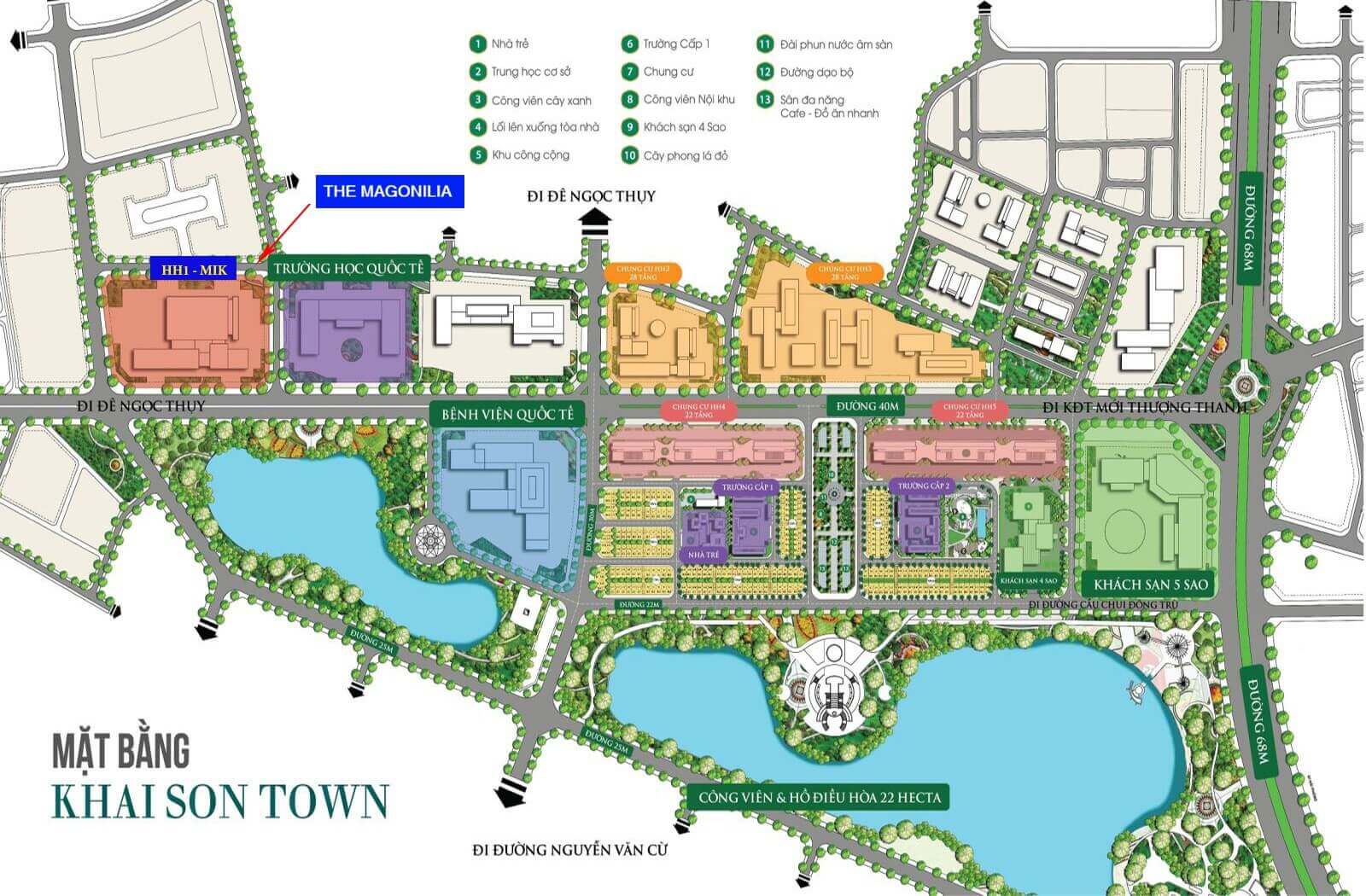 Vị trí The Magnolia Private Residences