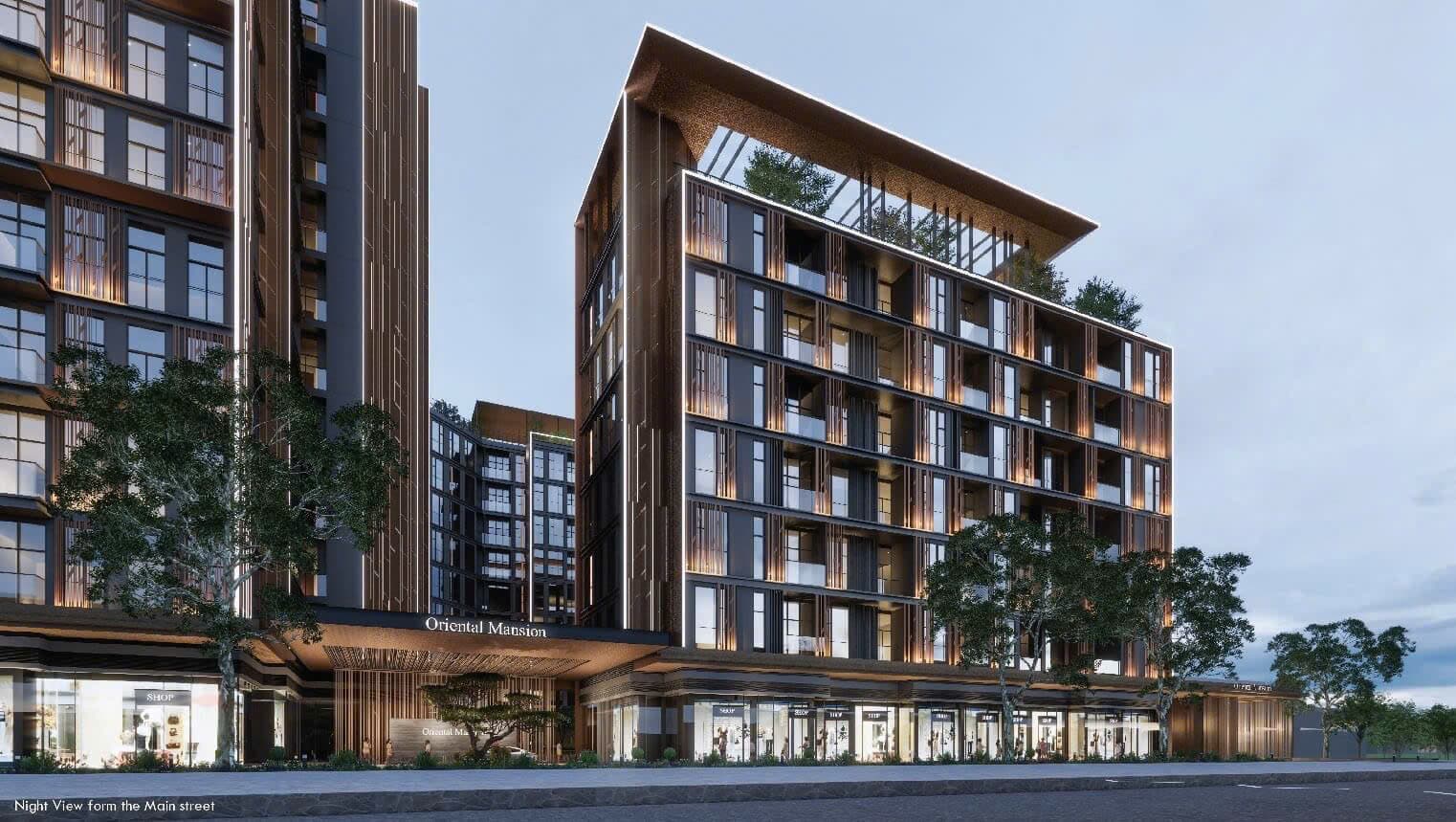 Quy mô 3 toà cao chỉ 7 - 9 tầng