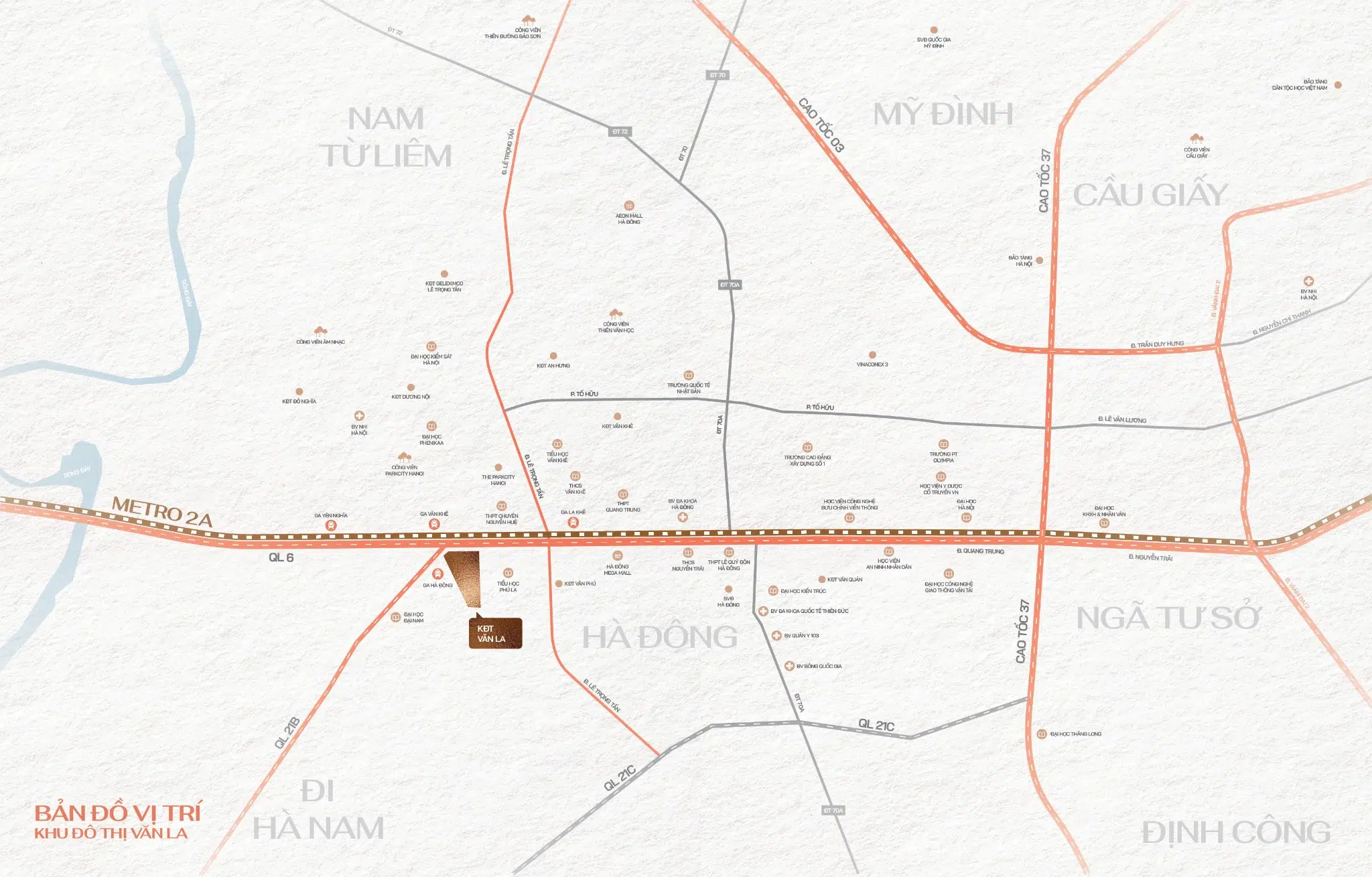 Vị Trí Dự án The Vista Văn La