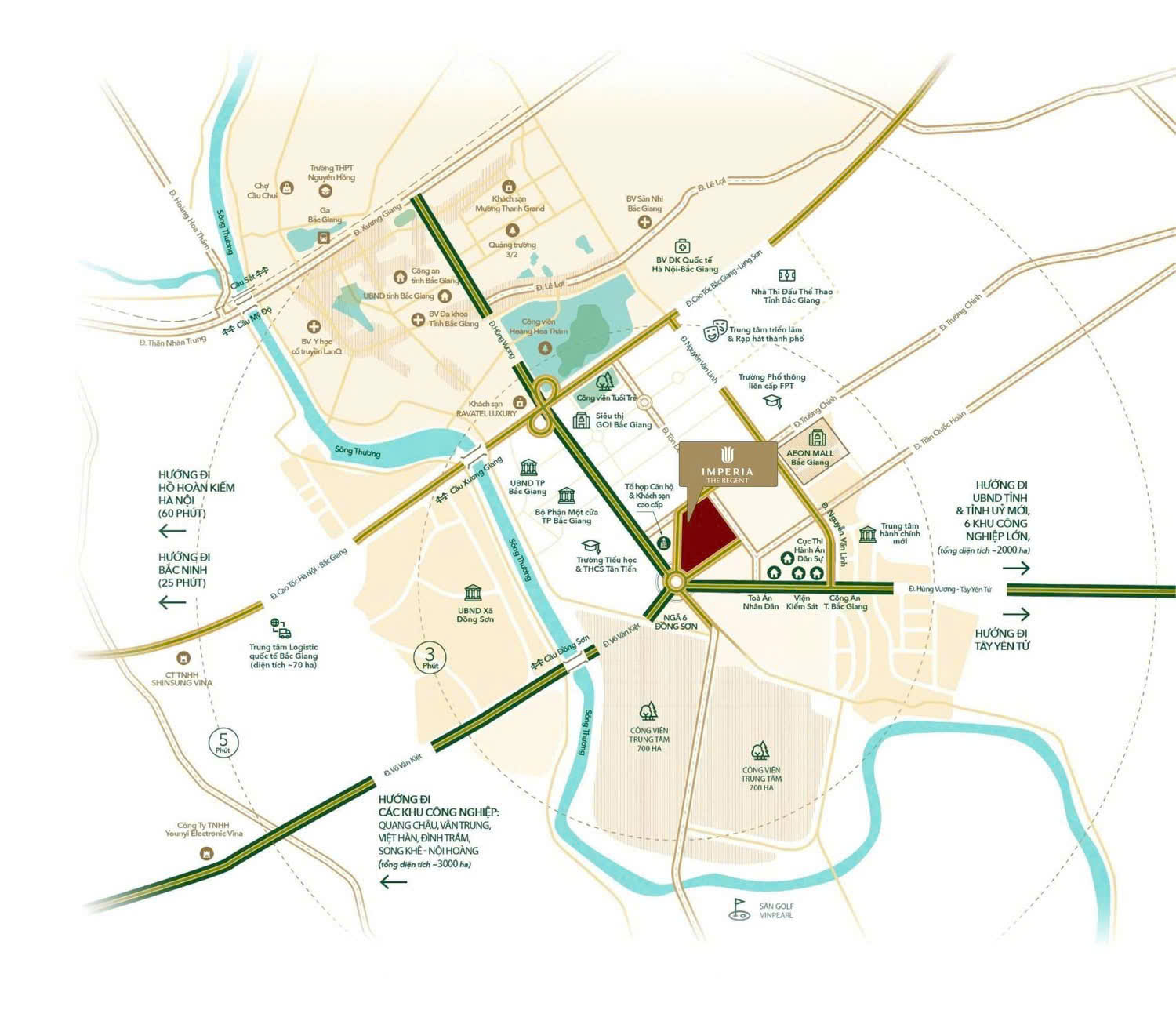 Vị trí Dự án Imperia The Regent