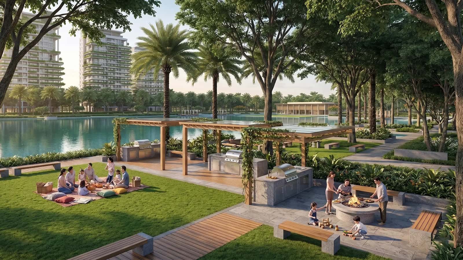 hồ điều hoà tại Forestia Park Phố Nối