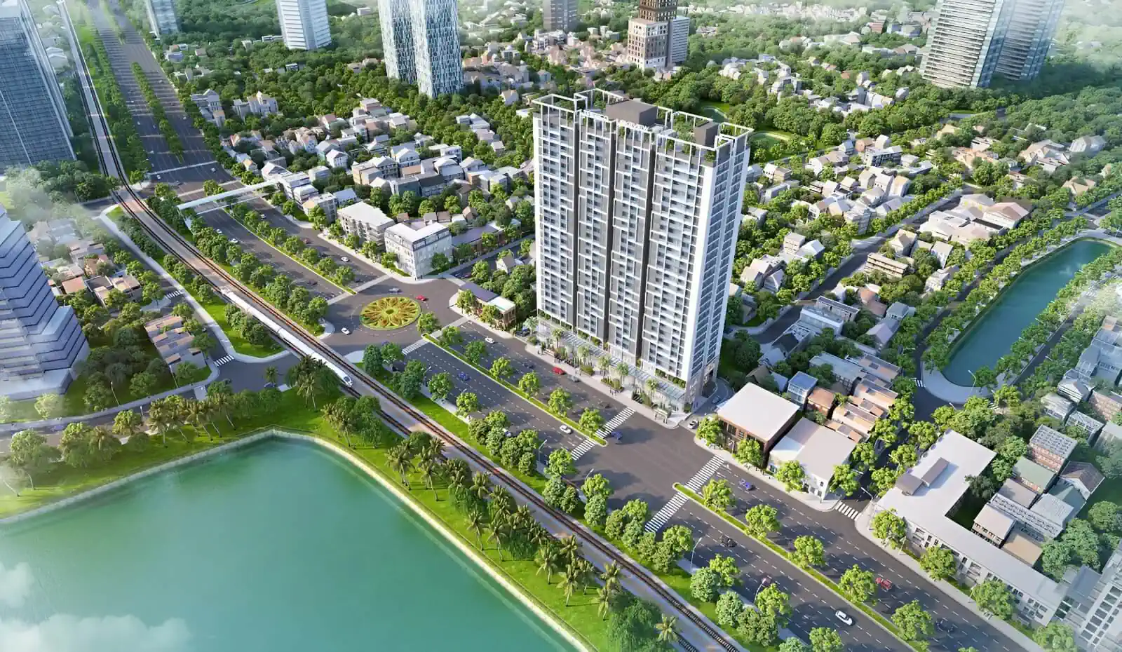 Phối cảnh LakeView Tower