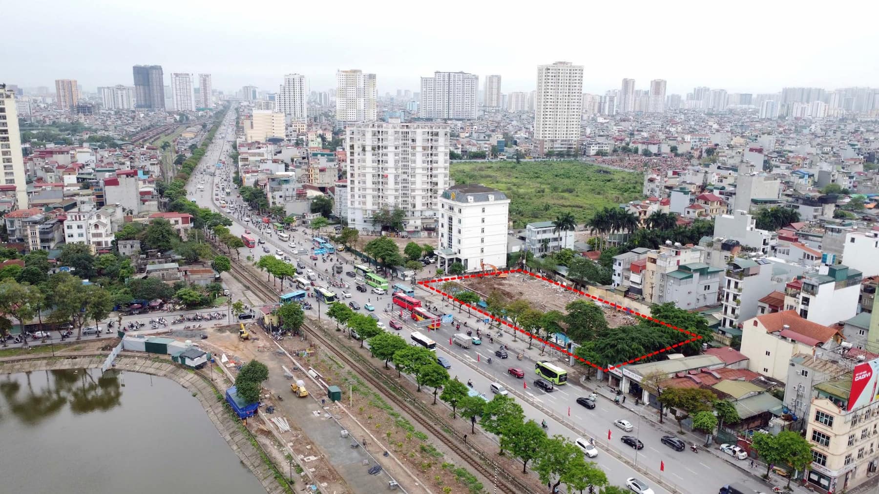 Tiến độ dự án Taseco Giải Phóng