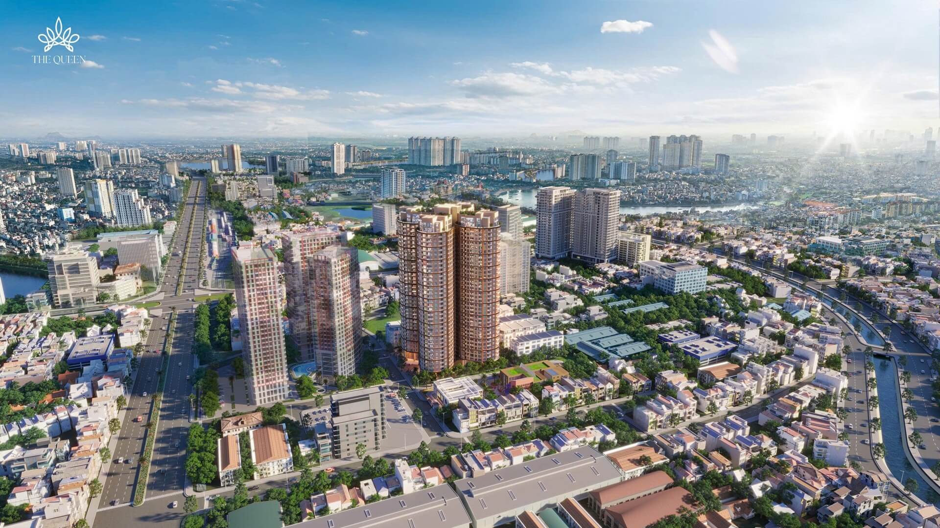 Phối cảnh The Queen 360 Giải Phóng